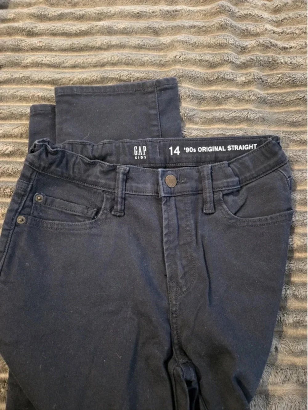 Y2K Navy Blue Gap Kids '90s Original Straight jeans